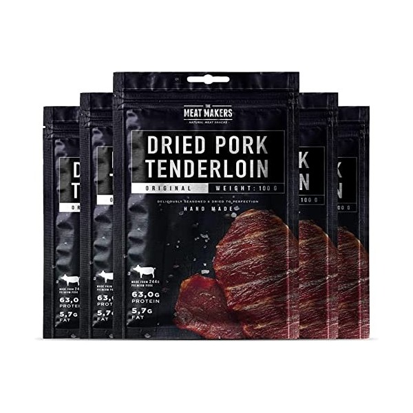 The Meat Makers Tactical High Protein Beef Dried Meat Mix Barres de Porc et de Bœuf