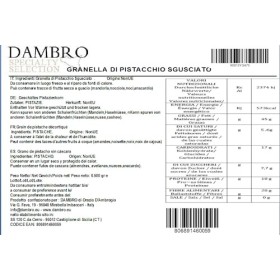 Pistaches Hachées - Pure non Salé Nature Frais vide-pack - 500g