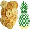 1kg Ananas séché bio en vrac - sans sucre ajouté, sans conservateurs,ni de colorants