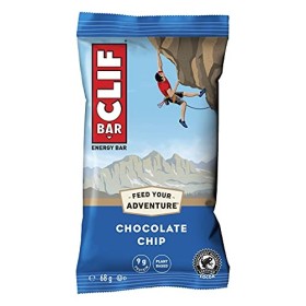 Clif Bar Boîte de 12 Barres Energétiques Pépites de Chocolat