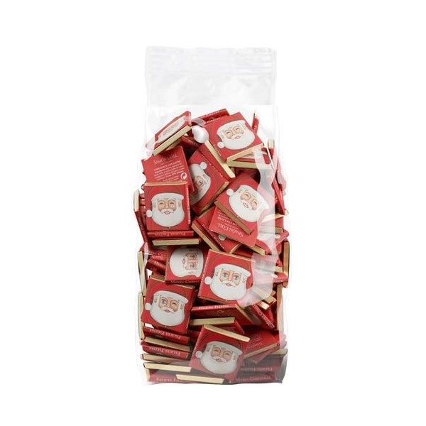 Barres chocolatées Père Noël - sachet de 500 grammes - 100 unités