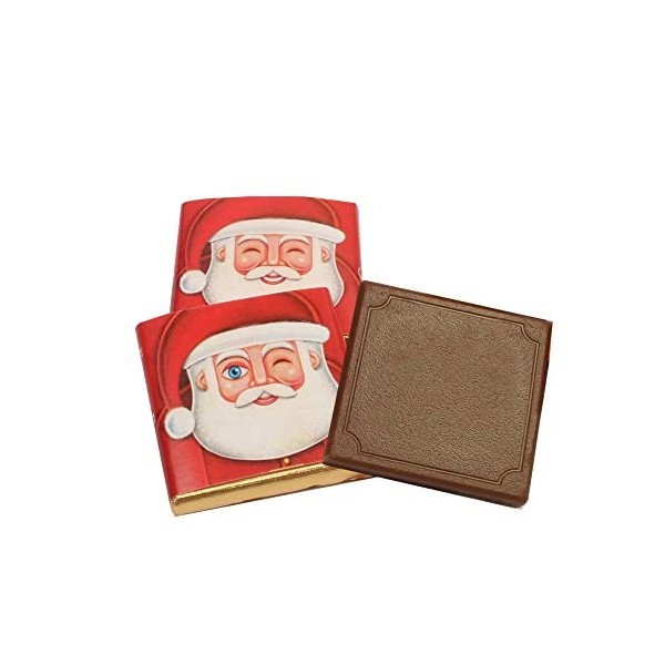 Barres chocolatées Père Noël - sachet de 500 grammes - 100 unités
