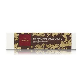 Boîte de 30 Chocolats Napolitains Single Origin Assortis, Chocolat Noir 70% Cacao, 140g