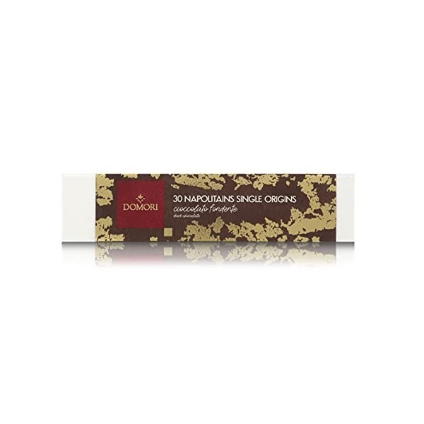 Boîte de 30 Chocolats Napolitains Single Origin Assortis, Chocolat Noir 70% Cacao, 140g