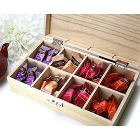 Coffret Gravé Prestige remplis de Chocolats Monbana - Boîte de Chocolats Personnalisable dun Prénom