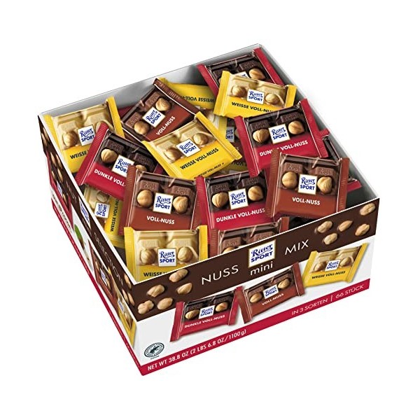 Ritter Sport Chocolade - Mini Nut Mix - Doos - 66 stuks