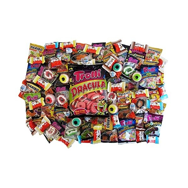 CAPTAIN PLAY | Creepy Halloween Horror Bucket avec Halloween Candy et Ferrero Kinder | 1 kg