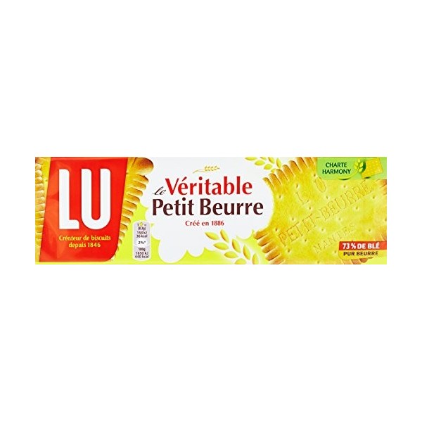 LU - Véritable Petit Beurre - Format de Poche - Carton de 140 sachets 25 g 