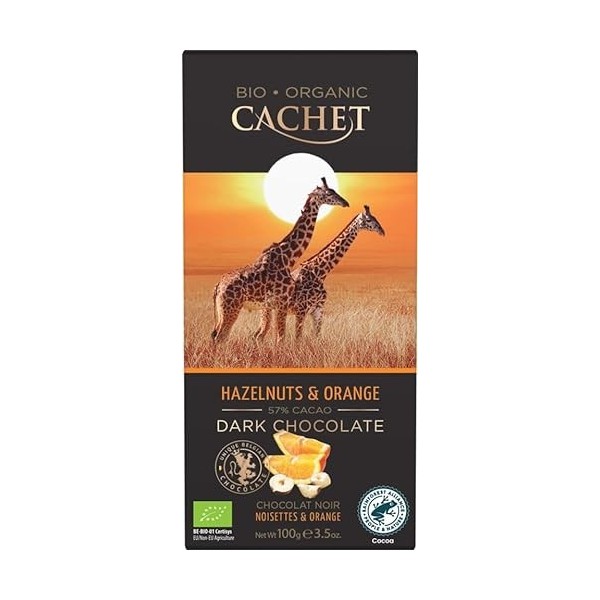 CACHET HAZELNUTS & ORANGE CHOCOLAT BELGE