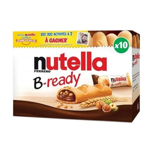 Nutella B-ready x10 Biscuits 220g lot de 4 