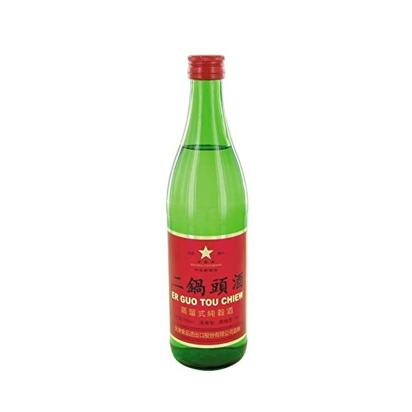 Beijing ER GUO TOU ORGE & SORGHO 56° 二鍋頭酒）500ml - Alcool de Sorgho Chinois - Un sachet de chips à la crevette de 75g offer