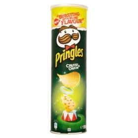 Pringles Cheese and Onion Crisps 190 g Pack of 6 
