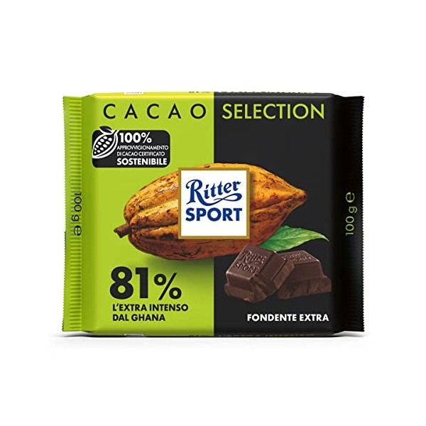 Ritter Sport - Cocoa Sélection - 81% Ghana 12 x 100G