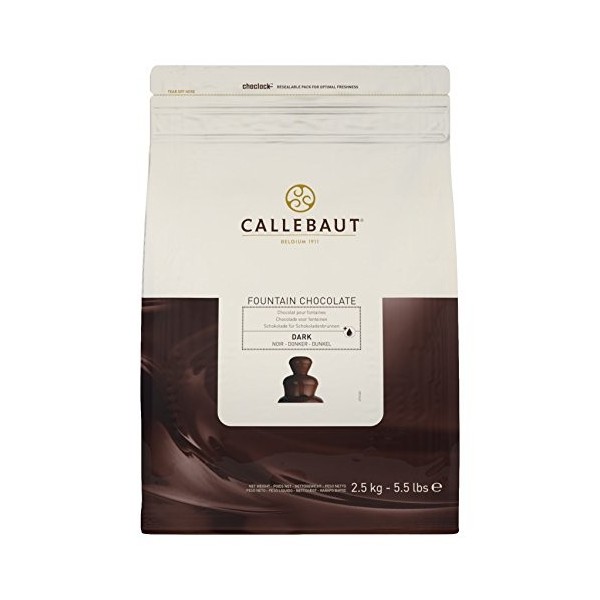 Chocolat noir Callebaut pour fontaines 2,5 kg
