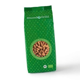 Mundo Feliz - Lot de 2&nbsp;sachets damandes bio entières, 2&nbsp;x&nbsp;500&nbsp;g & Lot de 2&nbsp;sachets de noix de cajou bio entières, 2&nbsp;x&nbsp;500&nbsp;g