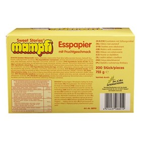 Mampfi Papier Salle à Manger Fruits 200&nbsp;pièces 755g 