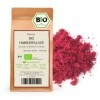 250g de poudre de fruits biologiques à base de framboises lyophilisées - poudre de framboises fruitée, finement moulue et san