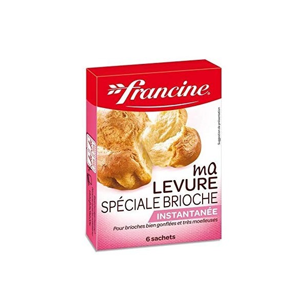 FRANCINE - Levure Spéciale Brioche 42G - Lot De 4 - Vendu Par Lot