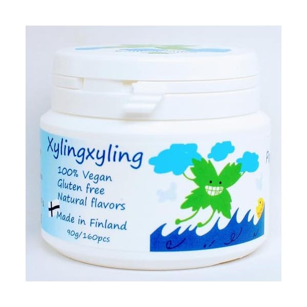 Xylingxyling - Pastille finlandaise au xylitol - 100% végétalienne, sans sucre, sans gluten, arômes naturels, soins dentaires