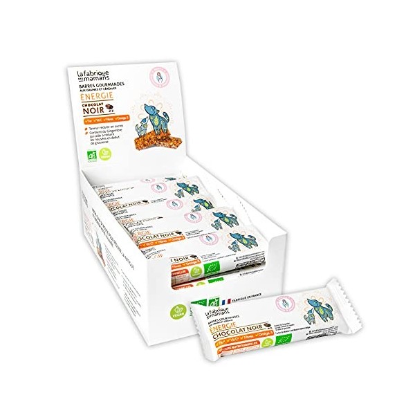 La Fabrique des Mamans - Barre Énergétique Céréales Bio, aux Super-aliments pour Futures & Jeunes Mamans - Grossesse & Allait