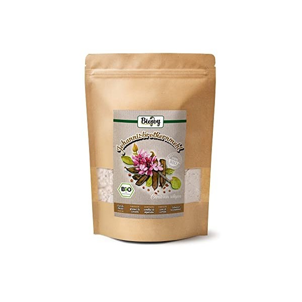 Biojoy Farine de graines de caroube BIO 250 gr , séché et moulu, Idéal pour plats