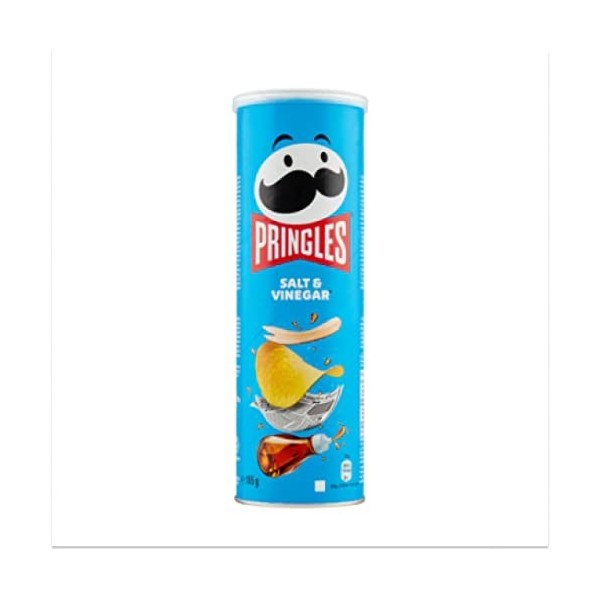 Pringles SALT & VINEGAR 9 x 165 grammes