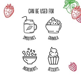 Lot de poudre de légumes lyophilisés Super Garden : épinards, pois, betteraves, maïs - sans sucre ni additifs.