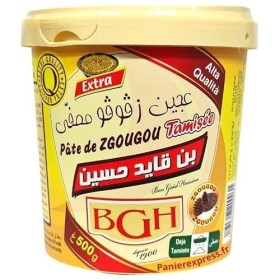 Zgougou | BEN GAID HASSIN | PÂTE DE GRAINES DE PIN DALEP | ASSIDET ZGOUGOU | 500G