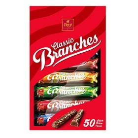 Frey 50 Branches Classic - Barres de chocolat - 50 barres & Branches Classic Midi - Snacks de chocolat - Grand Paquet de 650g
