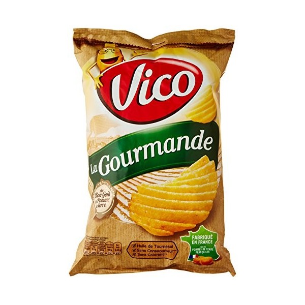 Vico la gourmande le Sachet 120 g Chips - Lot de 5