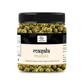 Hungry Harvest Masala Green Matar Pois rôtis épicés lot de 2 de 200 grammes 