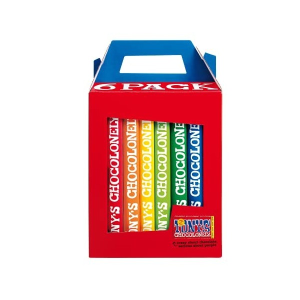 Chocolate Tonys Chocolonely Rainbowpack Classic 6 bars de 180GR