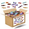Mix gourmand - Assortiment de mini chocolats Mars, Snickers, Bounty, Twix, Milka, Daim, Toblerone 2x100 