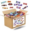 Mix gourmand - Assortiment de mini chocolats Mars, Snickers, Bounty, Twix, Milka, Daim, Toblerone 2x100 
