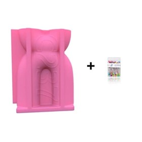 GuoQiao Moule en silicone pour bougie chauffe-plat en résine époxy pour boîte à bonbons, décoration de table