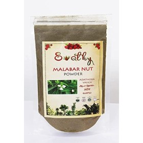 AOZA Swathy Naturals : poudre Aada Thodai 100 g / noix Malabar 100 g / 100 g / Justicia adhatoda 100 g