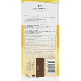 Lindt Les Grandes Croquant Blanc Amandes 150 g -Lot de 5