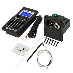 F-5T Pickup 5Band Guitar Preamp Accordeur Numérique Equalizer Acoustic Guitar Pickup Equalizer Pickup Pour Guitare Classique 