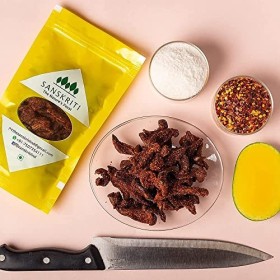 AOZA Sanskriti – Mangue épicée | Tikhi Kairi | Masala Kairi | Chatpati Kairi | [Fraîcheur de bouche, Mukhwas, Churan digestif