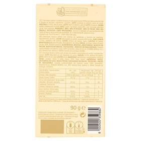 Ferrero Rocher Lot de 12 barres chocolatées blanches avec noisettes 90 g Chocolat blanc farci avec crème noisette et morceaux