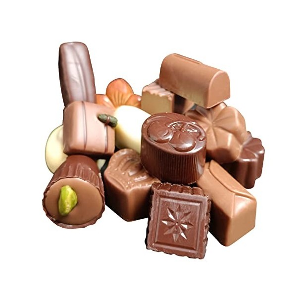 Legendary - Pralines fourrées au caramel praliné - La meilleure collection de chocolats belges traditionnels faits à la main 