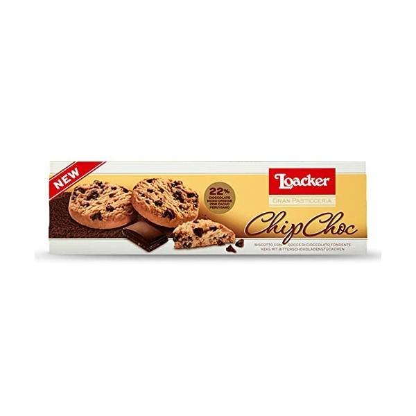Loacker Gran Pasticceria Biscuits aux copeaux de chocolat 12 x 96 g