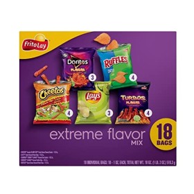 Frito-Lay Extreme Flavor Mix Lot de 18 variétés
