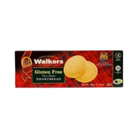 WALKERS Shortbread Rounds GLUTEN FREE 140 g - Pack de 12
