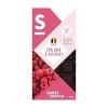 SWEET-SWITCH® - 12 x 100 g - Chocolat Belge Noir - Framboise - Sans Sucre - Sans Gluten - Vegan - KETO