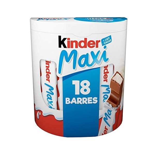KINDER - Maxi Barres 378G - Lot De 3 - Vendu Par Lot
