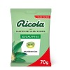 Ricola - Bonbons aux Plantes Suisses - Parfum Eucalyptus - Rafraîchissant - Sans Sucres - Vert, Sachet de 70 g Lot de 1 