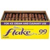 Cadbury Flake 99 Boîte de 144 barres de flocons pour crème glacée et usage culinaire