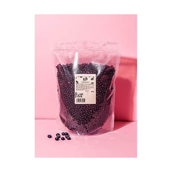 KoRo - Myrtilles sauvages lyophilisées | 500 g - Fruits naturels, délicatement séchés, emballage grand format