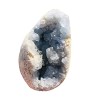PEKMAR Cristal Brut Madagascar Naturel Celestite Cristal Druzy Cluster Ciel Bleu Géode Spécimen Décor À La Maison 1 pc Size 
